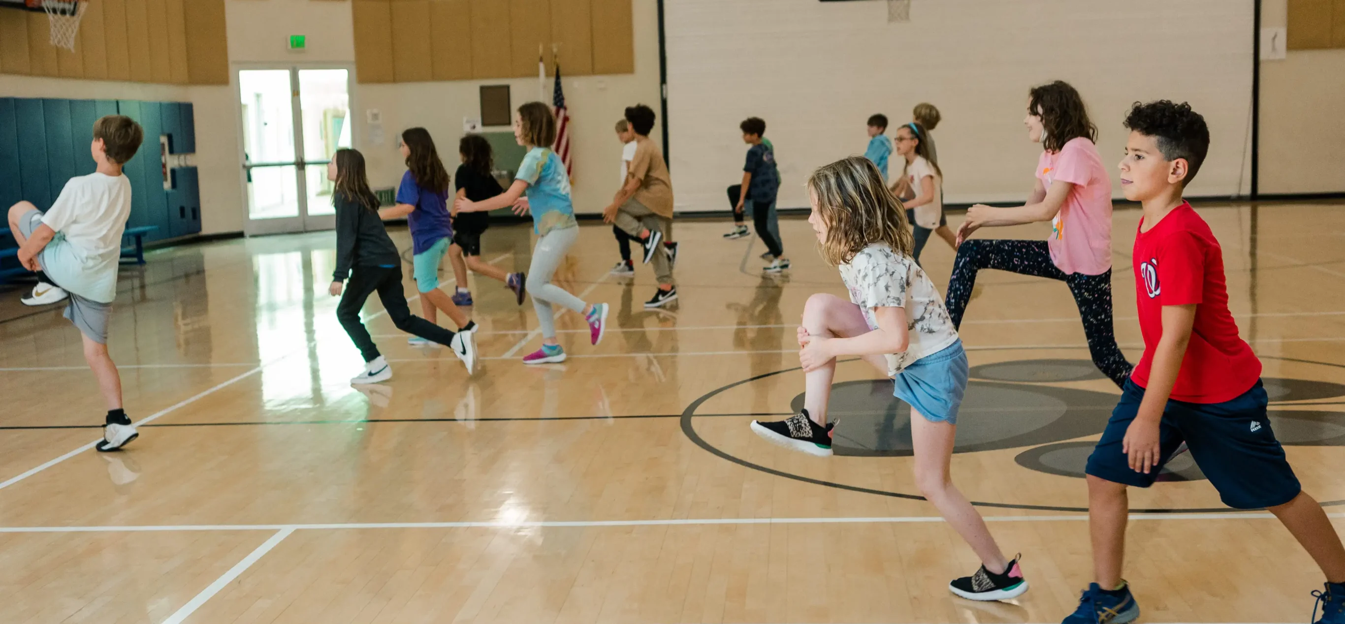 Physical Education in the gym