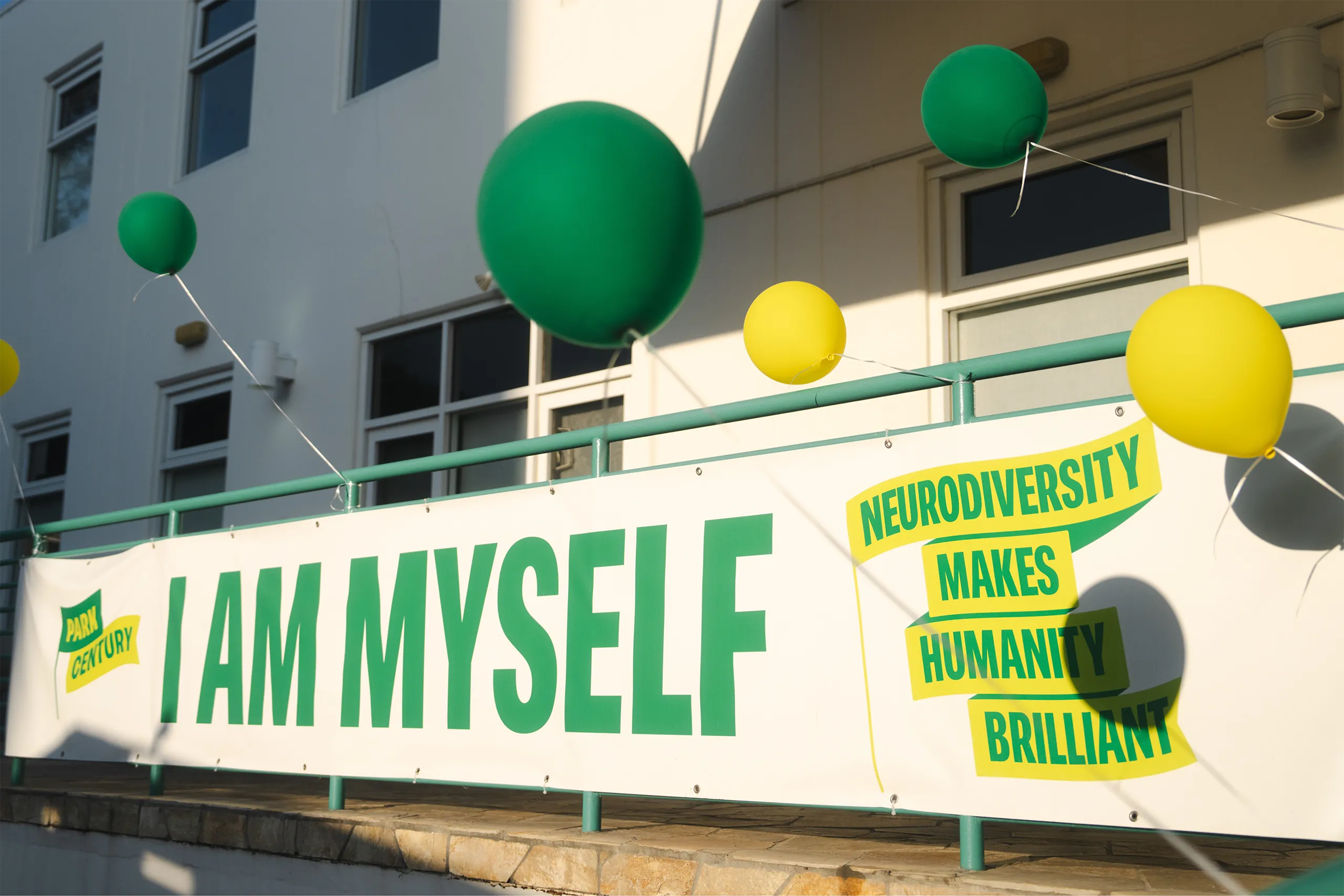 I am Myself banner at entrance