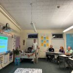 parents attending a presentation